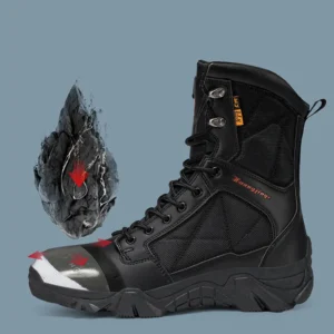 Botas De Trabalho Anti Esmagamento De Cano Alto Ao - Imagem 8