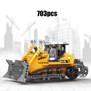 Cidade Tecnica Moc Wheelloader Carro Caminhao De - Imagem 18