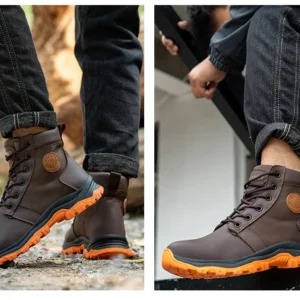 Anti Puncao Soft Sole Steel Baotou Safety - Imagem 12