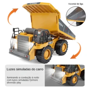 Zwn Caminhao Basculante Escavadeira De Controle - Imagem 4