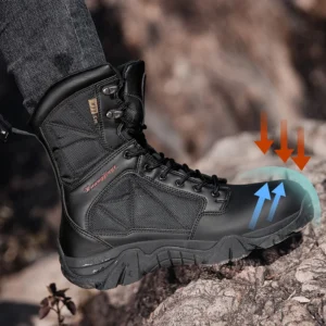 Botas De Trabalho Anti Esmagamento De Cano Alto Ao - Imagem 11