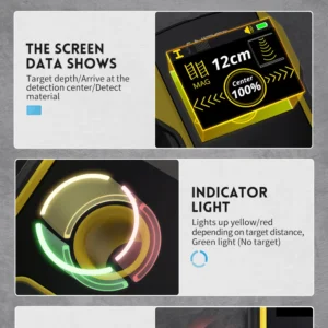 Detector De Parede Fnirsi Novo Design Localizador - Imagem 16