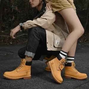 Botas Masculinas De Cano Alto De Alta Qualidade - Imagem 4