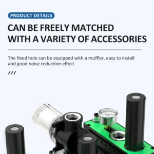 Gerador De Vacuo Pneumatico Multiestagio Jxd - Imagem 12