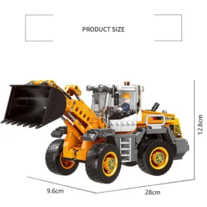 Cidade Tecnica Moc Wheelloader Carro Caminhao De - Imagem 13