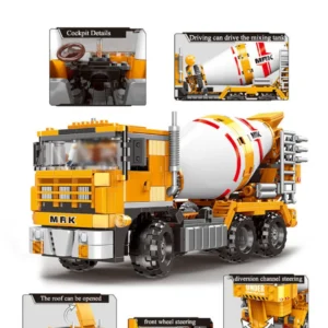 Cidade Tecnica Moc Wheelloader Carro Caminhao De - Imagem 22