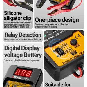 Testador De Rele Automotivo 12V 24V Universal 4 - Imagem 14