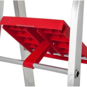 Escada Aluminio Dobravel 5 Degraus Botafogo - Imagem 7