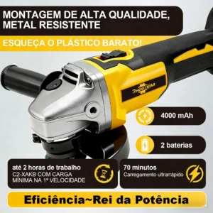 Esmerilhadeira Angular 20V 1400W - Imagem 9