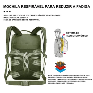 Mochila Tatica Ao Ar Livre A Prova Dagua Grande - Imagem 11