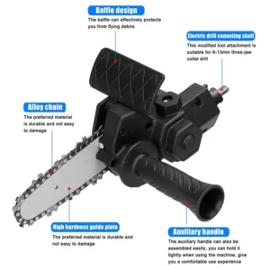 Adaptador De Motoserra Para Furadeira E - Imagem 13