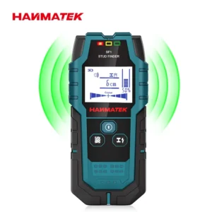 HANMATEK-SF1 Stud Finder, Wood Studs Metal Detecion, Detecção de Live Cable, Medição de Profundidade de Metal, LCD HD Wall Detector Scanner
